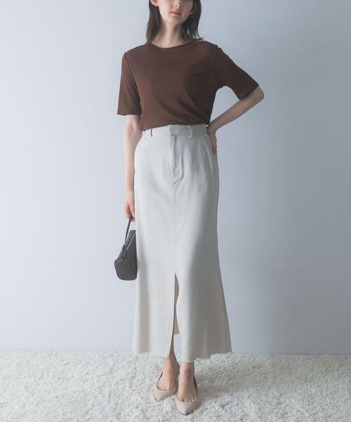 URBAN RESEARCH ROSSO WOMEN(アーバンリサーチ ロッソ)の「バックリボンカットソー(Tシャツ/カットソー・レディース・オフホワイト/ブラウン/ネイビー・FREE)」の20枚目の写真