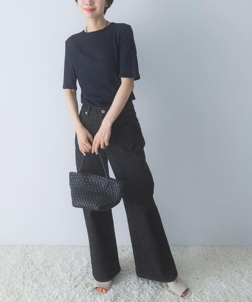 URBAN RESEARCH ROSSO WOMEN(アーバンリサーチ ロッソ)の「バックリボンカットソー(Tシャツ/カットソー・レディース・オフホワイト/ブラウン/ネイビー・FREE)」の5枚目の写真