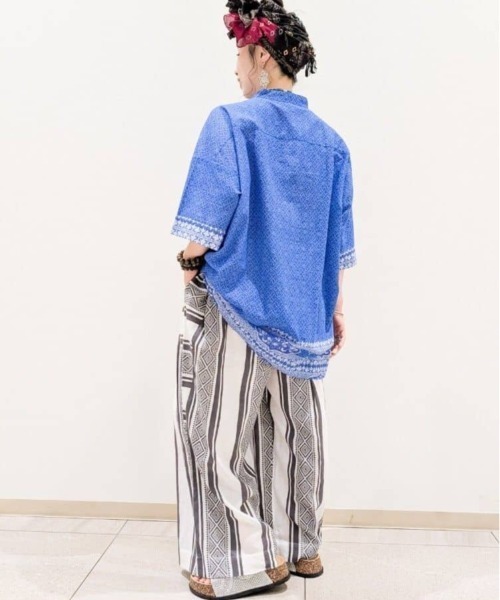 チャイハネ(チャイハネ)の「【チャイハネ】ストーティブMEN'Sパンツ(その他パンツ・メンズ・ネイビー/ホワイト/オレンジ・FREE)」の8枚目の写真