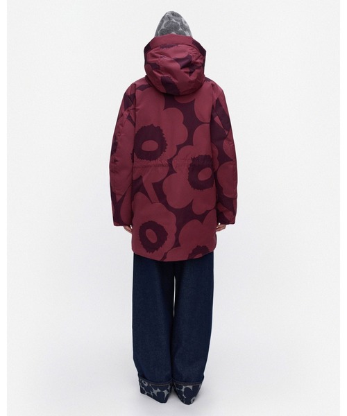 marimekko(マリメッコ)の「【バナー掲載特典付】Kaannos Unikko / down coat(ダウンジャケット/コート・レディース・パープル・LARGE/MEDIUM/SMALL/X-SMALL)」の5枚目の写真