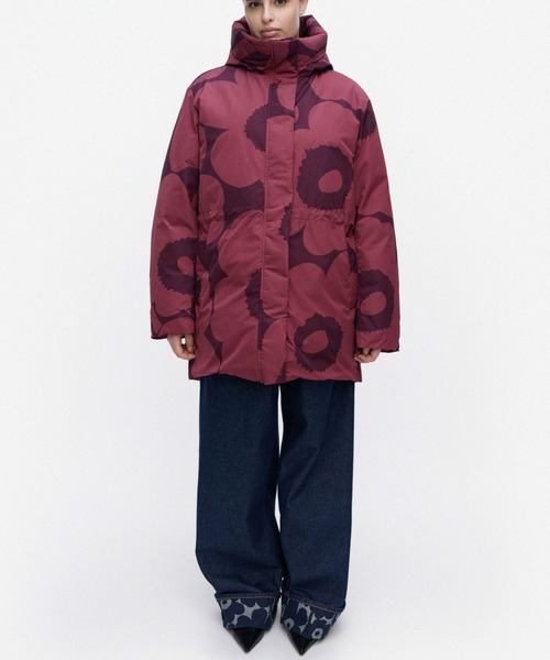 marimekko(マリメッコ)の「【バナー掲載特典付】Kaannos Unikko / down coat(ダウンジャケット/コート・レディース・パープル・LARGE/MEDIUM/SMALL/X-SMALL)」の7枚目の写真