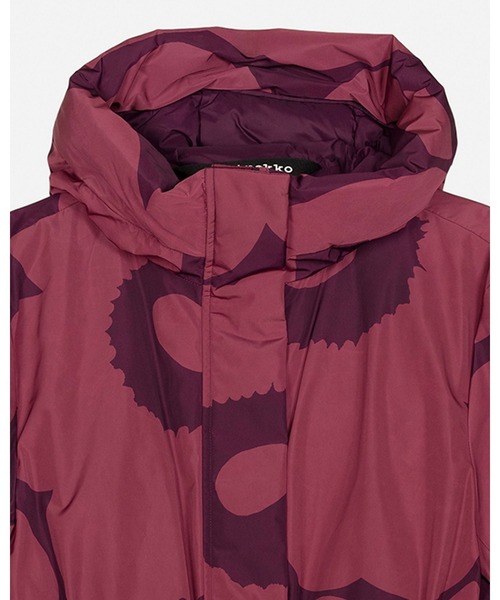 marimekko(マリメッコ)の「【バナー掲載特典付】Kaannos Unikko / down coat(ダウンジャケット/コート・レディース・パープル・LARGE/MEDIUM/SMALL/X-SMALL)」の12枚目の写真