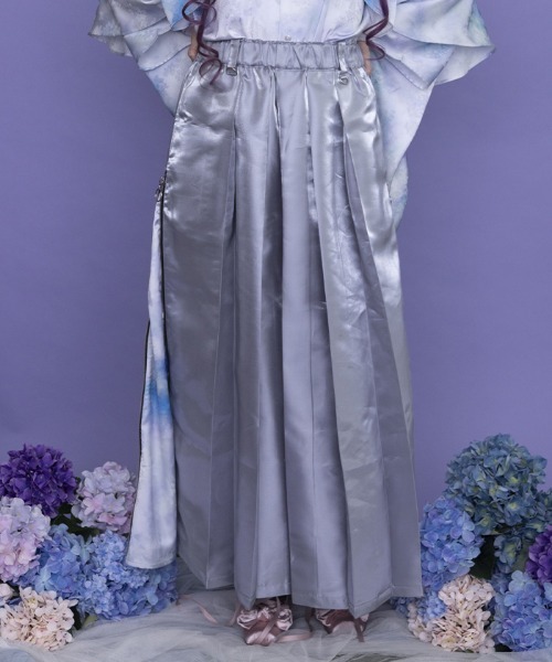 REZEN(リゼン)の「紫陽花×蝶JQ袴パンツ(その他パンツ・メンズ・ブルーパープル/ライトグレー/ピンク・SMALL/MEDIUM/LARGE)」の4枚目の写真