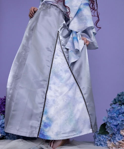 REZEN(リゼン)の「紫陽花×蝶JQ袴パンツ(その他パンツ・メンズ・ブルーパープル/ライトグレー/ピンク・SMALL/MEDIUM/LARGE)」の6枚目の写真