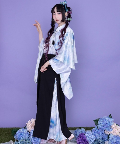 REZEN(リゼン)の「紫陽花×蝶JQ袴パンツ(その他パンツ・メンズ・ブルーパープル/ライトグレー/ピンク・SMALL/MEDIUM/LARGE)」の11枚目の写真