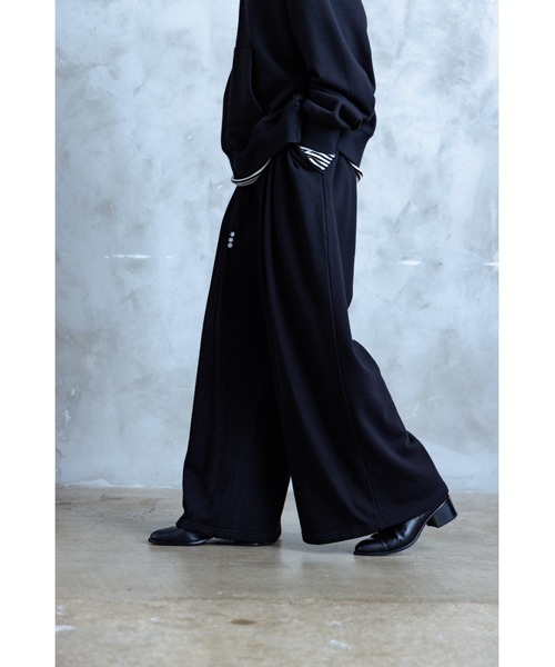 TAMYU(タミュー)の「TAMYU - Morse Button Sweat Pants / モールスボタンスウェットパンツ(スウェットパンツ・メンズ・ブルーグレー/ブラック・SMALL/FREE)」の8枚目の写真