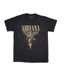 NIRVANA（ニルヴァーナ）の「NIRVANA UNISEX T-SHIRT: ANGELIC クルーネック 半袖Tシャツ バンドT ストリート ロック メンズ レディース 2026年 夏 夏服（Tシャツ/カットソー）」