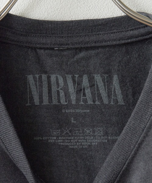 NIRVANA(ニルヴァーナ)の「NIRVANA/ニルヴァーナ UNISEX T-SHIRT: ANGELIC クルーネック 半袖Tシャツ バンドT ストリート ロック メンズ レディース 2026年 夏 夏服(Tシャツ/カットソー・メンズ・ブラック/ブラック系2・S/M/L/XL)」の6枚目の写真