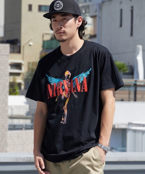 NIRVANA(ニルヴァーナ)の「NIRVANA/ニルヴァーナ UNISEX T-SHIRT: ANGELIC クルーネック 半袖Tシャツ バンドT ストリート ロック メンズ レディース 2026年 夏 夏服(Tシャツ/カットソー・メンズ・ブラック/ブラック系2・S/M/L/XL)」の17枚目の写真
