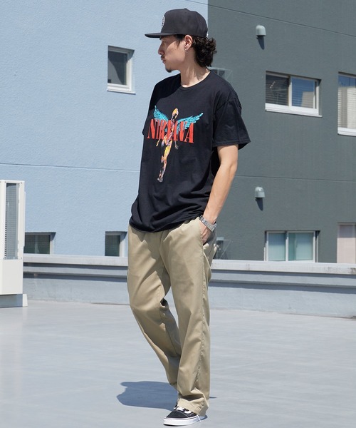 NIRVANA(ニルヴァーナ)の「NIRVANA/ニルヴァーナ UNISEX T-SHIRT: ANGELIC クルーネック 半袖Tシャツ バンドT ストリート ロック メンズ レディース 2026年 夏 夏服(Tシャツ/カットソー・メンズ・ブラック/ブラック系2・S/M/L/XL)」の12枚目の写真