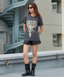 NIRVANA（ニルヴァーナ）の「NIRVANA UNISEX T-SHIRT: ANGELIC クルーネック 半袖Tシャツ バンドT ストリート ロック メンズ レディース 2026年 夏 夏服（Tシャツ/カットソー）」