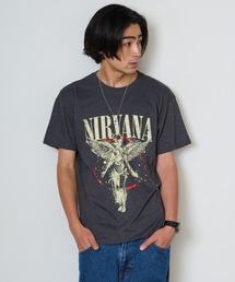 NIRVANA（ニルヴァーナ）の「NIRVANA ニルヴァーナ  UNISEX T-SHIRT: ANGELIC クルーネック 半袖Tシャツ バンドT ストリート ロック メンズ レディース 秋 秋服 2026年秋冬（Tシャツ/カットソー）」