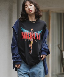 NIRVANA（ニルヴァーナ）の「NIRVANA/ニルヴァーナ  UNISEX T-SHIRT: ANGELIC クルーネック 半袖Tシャツ バンドT ストリート ロック メンズ レディース 秋 秋服 2026年秋冬（Tシャツ/カットソー）」