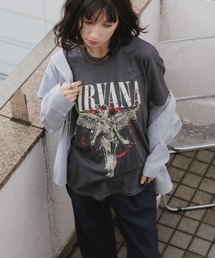 NIRVANA（ニルヴァーナ）の「NIRVANA/ニルヴァーナ  UNISEX T-SHIRT: ANGELIC クルーネック 半袖Tシャツ バンドT ストリート ロック メンズ レディース 秋 秋服 2026年秋冬（Tシャツ/カットソー）」