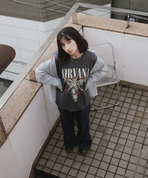 NIRVANA（ニルヴァーナ）の「NIRVANA/ニルヴァーナ  UNISEX T-SHIRT: ANGELIC クルーネック 半袖Tシャツ バンドT ストリート ロック メンズ レディース 秋 秋服 2026年秋冬（Tシャツ/カットソー）」
