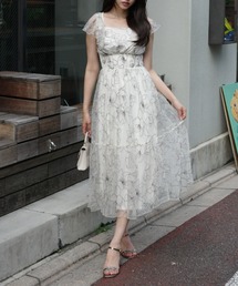 女神ワンピース】ホルターネックギャザーミニフレアワンピース 夏服