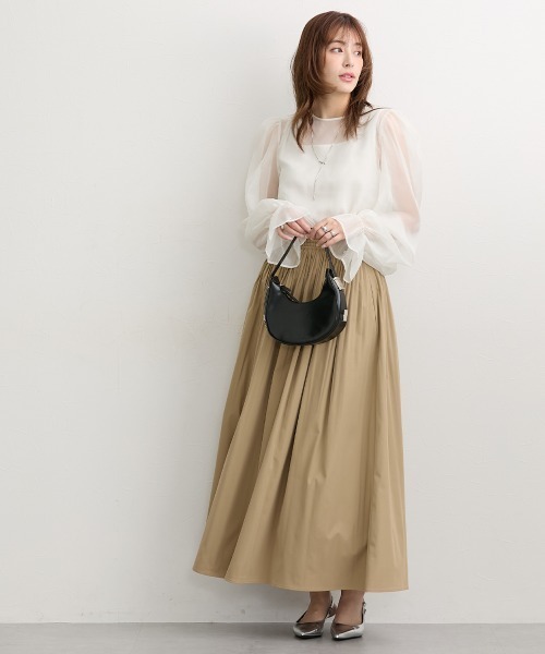 slattgir(スラットジール)の「高身長【結婚式・パーティー・オケージョンドレス】シアーブラウス+マーメイドジャンパースカート2点セット(トールサイズ)(ドレス・レディース・ホワイト×ブラック/ネイビー・T3L/TLL/TL/TM)」の20枚目の写真