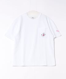 《PUMA》ESS ELEVATED MX ベビーテリー ポケット 半袖 Tシャツ