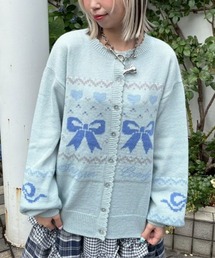 CANDY RIBBON KNIT カーディガン