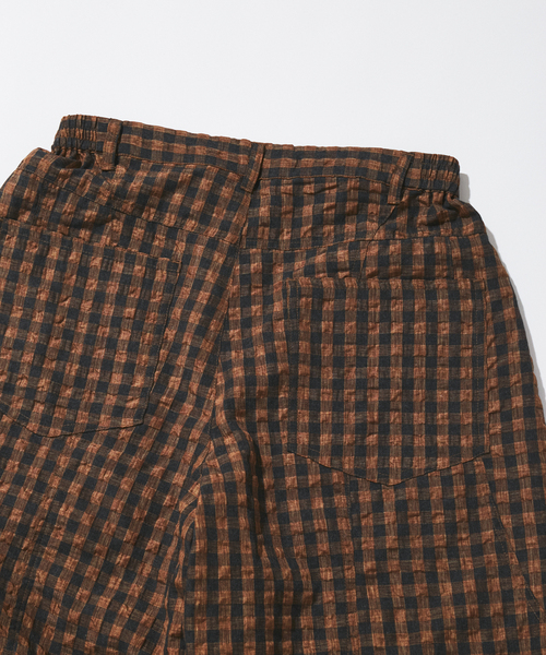 JOURNAL STANDARD(ジャーナルスタンダード)の「チェック ワーク クォーター パンツ(その他パンツ・メンズ・ネイビー/ピンク/ブラウン系その他・MEDIUM/LARGE)」の6枚目の写真