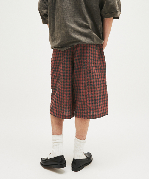JOURNAL STANDARD(ジャーナルスタンダード)の「チェック ワーク クォーター パンツ(その他パンツ・メンズ・ネイビー/ピンク/ブラウン系その他・MEDIUM/LARGE)」の15枚目の写真