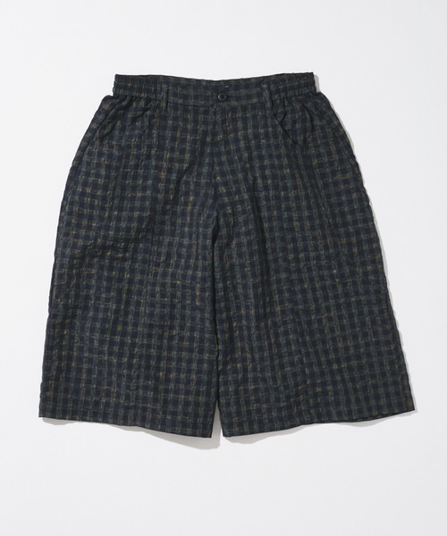 JOURNAL STANDARD(ジャーナルスタンダード)の「チェック ワーク クォーター パンツ(その他パンツ・メンズ・ネイビー/ピンク/ブラウン系その他・MEDIUM/LARGE)」の2枚目の写真