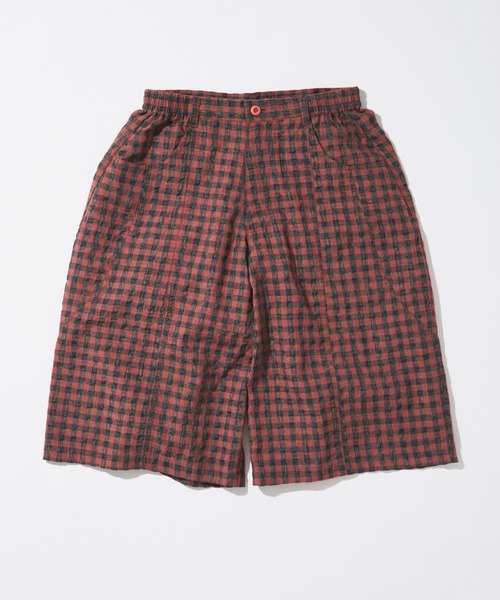 JOURNAL STANDARD(ジャーナルスタンダード)の「チェック ワーク クォーター パンツ(その他パンツ・メンズ・ネイビー/ピンク/ブラウン系その他・MEDIUM/LARGE)」の3枚目の写真