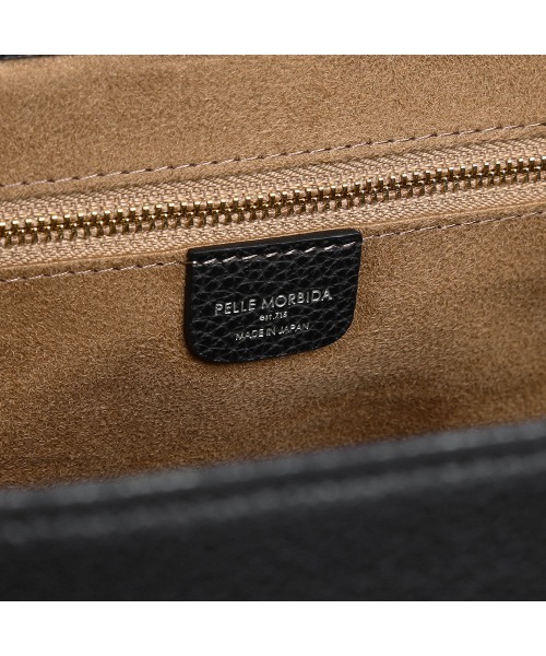 PELLE MORBIDA(ペッレモルビダ)の「Vela(ヴェーラ) VE107-トートバッグ(トートバッグ・レディース・アイボリー/ライトブルー/ブラック/グレイッシュベージュ・FREE)」の22枚目の写真
