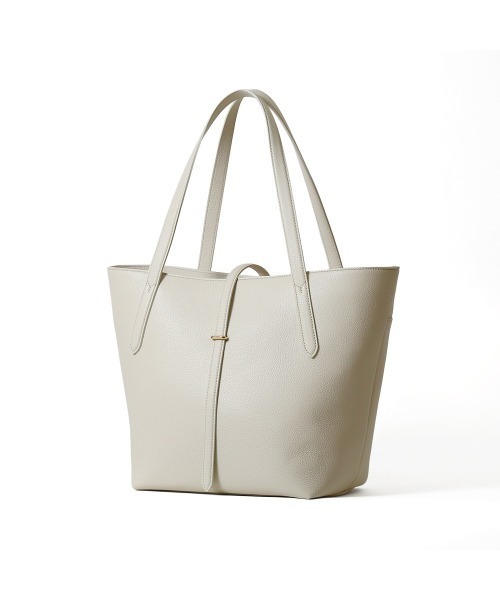 PELLE MORBIDA(ペッレモルビダ)の「Vela(ヴェーラ) VE107-トートバッグ(トートバッグ・レディース・アイボリー/ライトブルー/ブラック/グレイッシュベージュ・FREE)」の5枚目の写真