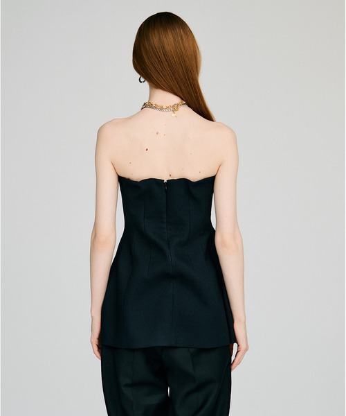 PRANK PROJECT(プランクプロジェクト)の「【2026Autumn Pre-Order】アワーグラスビスチェ / Hourglass Bustier(その他トップス・レディース・アイボリー/ブラック・FREE)」の18枚目の写真