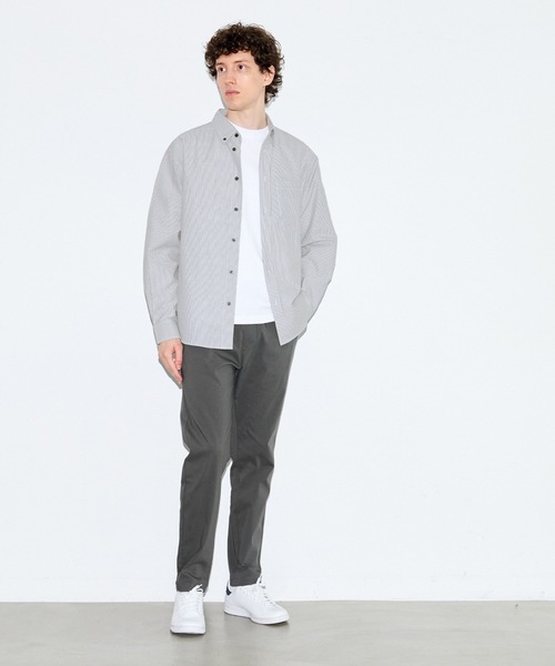 coca(coca)(コカ)の「オックスボタンダウンシャツ(シャツ/ブラウス・メンズ・B/ライトブルー/ブラック/A・L/M/XL)」の9枚目の写真