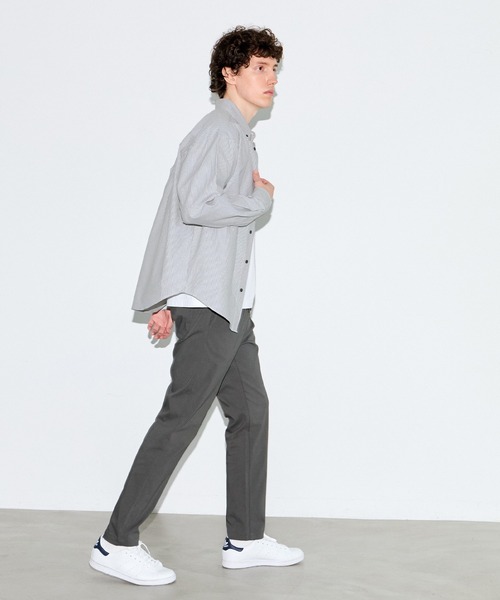 coca(coca)(コカ)の「オックスボタンダウンシャツ(シャツ/ブラウス・メンズ・B/ライトブルー/ブラック/A・L/M/XL)」の7枚目の写真