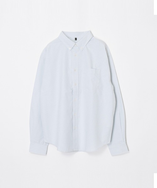 coca(coca)(コカ)の「オックスボタンダウンシャツ(シャツ/ブラウス・メンズ・B/ライトブルー/ブラック/A・L/M/XL)」の14枚目の写真