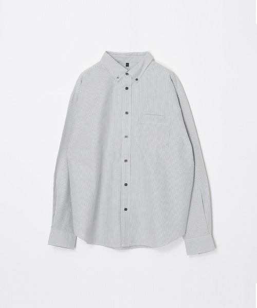 coca(coca)(コカ)の「オックスボタンダウンシャツ(シャツ/ブラウス・メンズ・B/ライトブルー/ブラック/A・L/M/XL)」の13枚目の写真