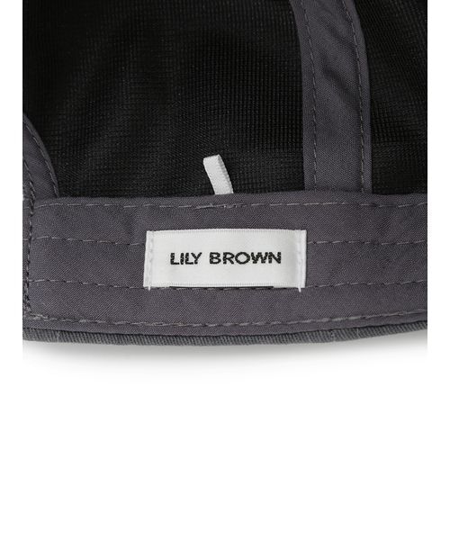 LILY BROWN（リリーブラウン）の「エンブロイダリーキャップ（キャップ・レディース・チャコールグレー/ネイビー/ワインレッド・F）」の13枚目の写真