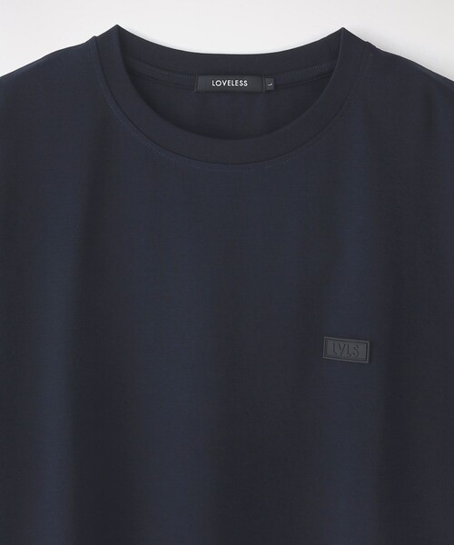 LOVELESS(ラブレス)の「【LVLS】ファンクショナル ポンチTシャツ(Tシャツ/カットソー・メンズ・ネイビー/オフホワイト/ブラック・M/S/L)」の5枚目の写真