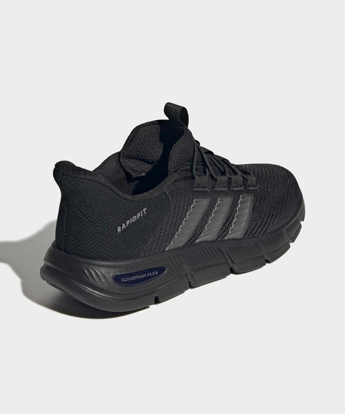adidas(アディダス)の「CLOUDFOAM フレックス ラピッドフィット / CLOUDFOAM FLEX RAPIDFIT / アディダス adidas(スニーカー・レディース・ブラック×ブラック・22.0cm/22.5cm/23.0cm/23.5cm/24.0cm/24.5cm/25.0cm/25.5cm/26.0cm)」の6枚目の写真