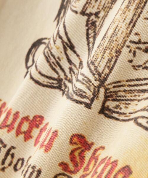 DANKE SCHON(ダンケシェーン)の「DankeSchon/ダンケシェーン/SPRAYBURN L/S TEE BIBLE(Tシャツ/カットソー・レディース・ホワイト系2/ベージュ・L/M)」の12枚目の写真