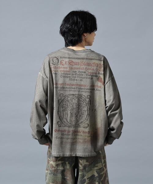 DANKE SCHON(ダンケシェーン)の「DankeSchon/ダンケシェーン/SPRAYBURN L/S TEE BIBLE(Tシャツ/カットソー・レディース・ホワイト系2/ベージュ・L/M)」の13枚目の写真