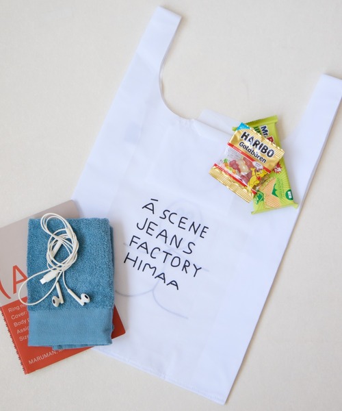 A SCENE（エーシーン）の「[A SCENE/エーシーン] 別注 HIMAA×A SCENE パッカブルナイロンエコバッグ（エコバッグ/サブバッグ・レディース・ホワイト・F）」の17枚目の写真