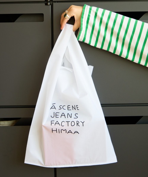 A SCENE（エーシーン）の「[A SCENE/エーシーン] 別注 HIMAA×A SCENE パッカブルナイロンエコバッグ（エコバッグ/サブバッグ・レディース・ホワイト・F）」の14枚目の写真