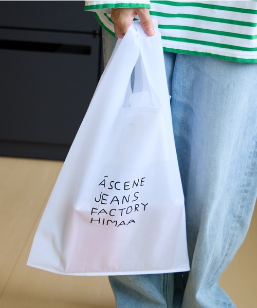 A SCENE（エーシーン）の「[A SCENE/エーシーン] 別注 HIMAA×A SCENE パッカブルナイロンエコバッグ（エコバッグ/サブバッグ・レディース・ホワイト・F）」の15枚目の写真