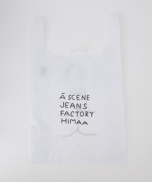 A SCENE（エーシーン）の「[A SCENE/エーシーン] 別注 HIMAA×A SCENE パッカブルナイロンエコバッグ（エコバッグ/サブバッグ・レディース・ホワイト・F）」の8枚目の写真