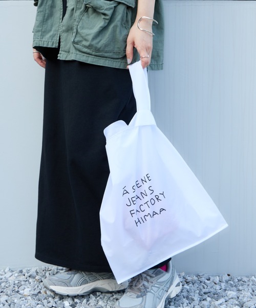 A SCENE（エーシーン）の「[A SCENE/エーシーン] 別注 HIMAA×A SCENE パッカブルナイロンエコバッグ（エコバッグ/サブバッグ・レディース・ホワイト・F）」の19枚目の写真