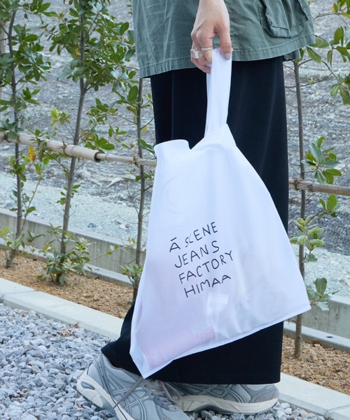 A SCENE（エーシーン）の「[A SCENE/エーシーン] 別注 HIMAA×A SCENE パッカブルナイロンエコバッグ（エコバッグ/サブバッグ・レディース・ホワイト・F）」の20枚目の写真