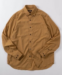 LYLE&SCOTT（ライルアンドスコット）の「【71】【LYLE & SCOTT/ライル&スコット】カーボンピーチ ボタンダウン シャツ/ロゴ刺繍/無地/チェック/ストライプ/ソフトタッチ/起毛/ユニセックス/レディース/メンズ（シャツ/ブラウス）」