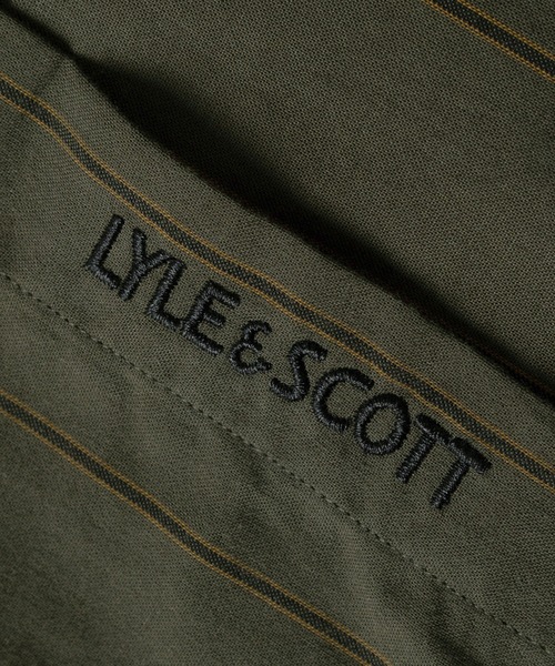 LYLE&SCOTT（ライルアンドスコット）の「【71】【LYLE & SCOTT/ライル&スコット】カーボンピーチ ボタンダウン シャツ/ロゴ刺繍/無地/チェック/ストライプ/ソフトタッチ/起毛/ユニセックス/レディース/メンズ（シャツ/ブラウス・メンズ・チャコールグレー/ワイン/カーキ系/マスタード/カーキ/ブラック・XL/L/M）」の13枚目の写真