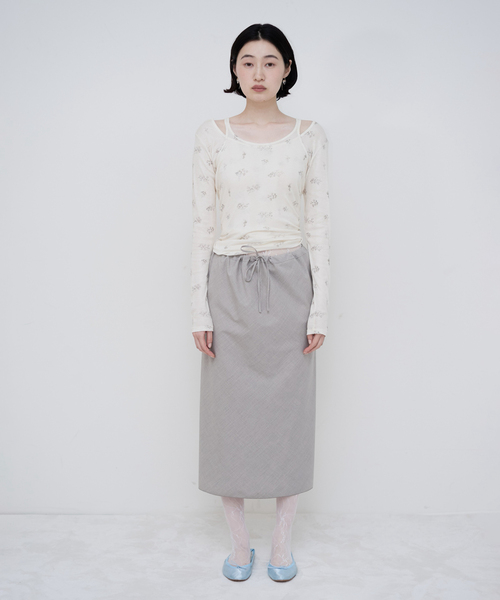 EDIT. FOR LULU(エディットフォールル)の「miller*lulu シアーツイントップス(Tシャツ/カットソー・レディース・アイボリー・FREE)」の5枚目の写真