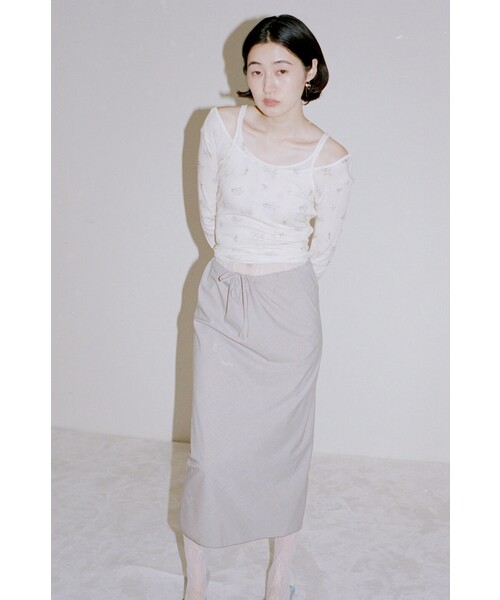 EDIT. FOR LULU(エディットフォールル)の「miller*lulu シアーツイントップス(Tシャツ/カットソー・レディース・アイボリー・FREE)」の8枚目の写真