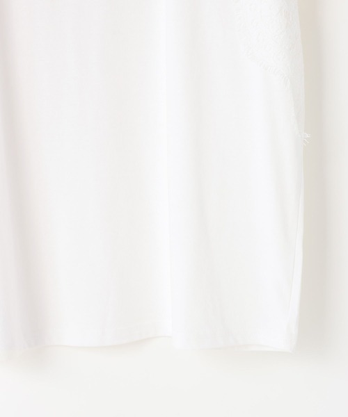 LOWRYS FARM(ローリーズファーム)の「レースロゴプリントT 1063342(Tシャツ/カットソー・レディース・チャコールグレー/ブラック/アイボリー・FREE)」の10枚目の写真